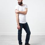 Comfort Tee in White Linen