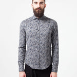 Western Arkansas Button-Up in Grey Floral