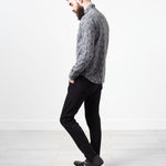 Western Arkansas Button-Up in Grey Floral