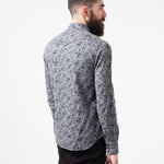 Western Arkansas Button-Up in Grey Floral