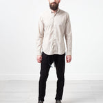 Patterned Button Up in Beige