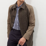 Raglan Maniche Coat in Olive