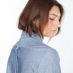 Chambray Shirtdress in Blue