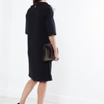 Ostrich Plume Dress in Black