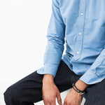 British Officer's Shirt in Sky Blue