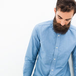 British Officer's Shirt in Sky Blue