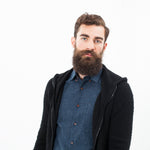 Pill Zip Sweater in Black