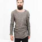 Extra Long Sleeve Sweater in Cavern