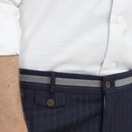 Sinclair Trouser in Navy Stripe