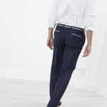 Sinclair Trouser in Navy Stripe