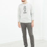 Vintage Sweatshirt in Light Grey