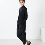 Square Cardigan in Black