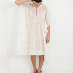 Floral Tent Dress in White