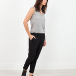 Stretch Fitted Pant in Black