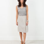 Pleated Skirt in Glitter Dots