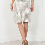 Pleated Skirt in Glitter Dots