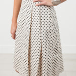 Pleated Skirt in Glitter Dots