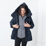 Marquee Coat in Steel