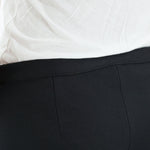 Side Zip Slim Pant in Black