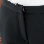 Side Zip Slim Pant in Black