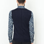 Basic Gilet in Navy