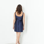 A-Line Mini Dress in Blue
