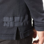 Cotton Henley in Blue Grey