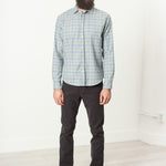 Paul Shirt in Grey Flannel