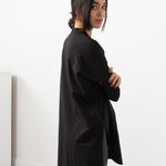 Oversized Bibbed Blouse