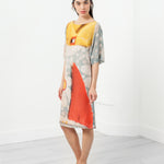 3/4 Sleeve Kimono Dress