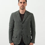 Five Button Cotton Blazer