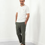 Flat Front Cuffed Trouser