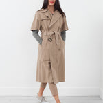 Rolled Sleeve Trenchcoat
