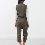 Sleeveless Harem Flightsuit