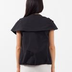 Sleeveless Cape Jacket