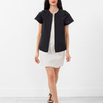 Sleeveless Cape Jacket