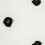 Cashmere Dot Shawl in Black/White