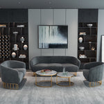 Nordic light luxury living room sofa