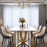 Italian light luxury dining table