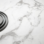 minimalist round table and chair combination