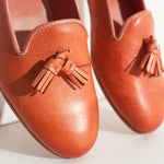 Leather Loafer in Rose