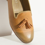 Leather Loafer in Lime