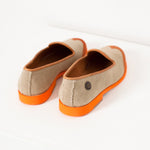 Wingtip Loafer in Orange