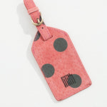 Oscar Luggage Tag in Rose